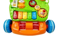 Educational Pusher for Babies with piano