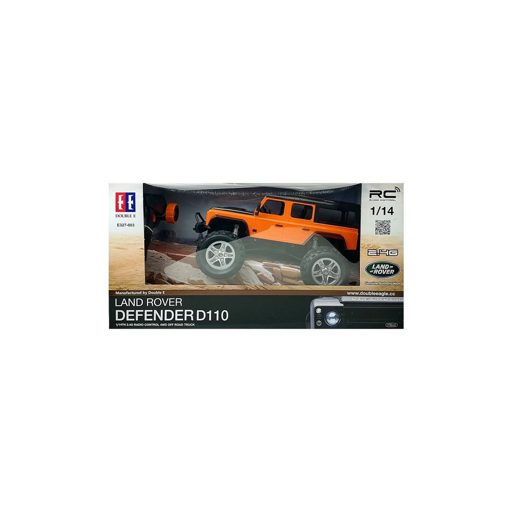 Auto Zdalnie Sterowane Land Rover Defender R/C Pomarańczowe 1:14