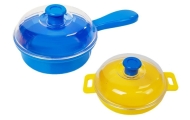 Plastikinių indų rinkinys mažajam virėjui
