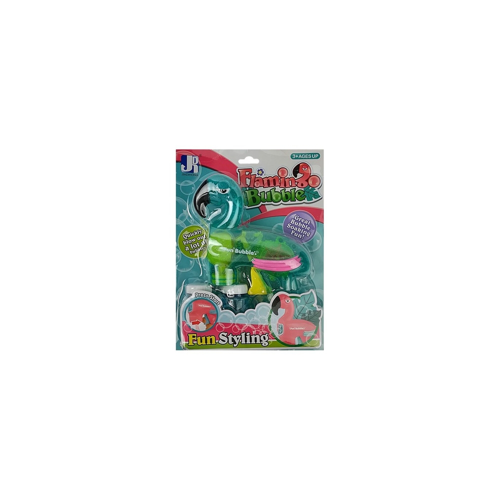 Muilo burbulų pistoletas flamingo mėlynos spalvos