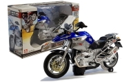 Motocykl Motor Na Baterie Światła Dźwięki Niebieski 1:8