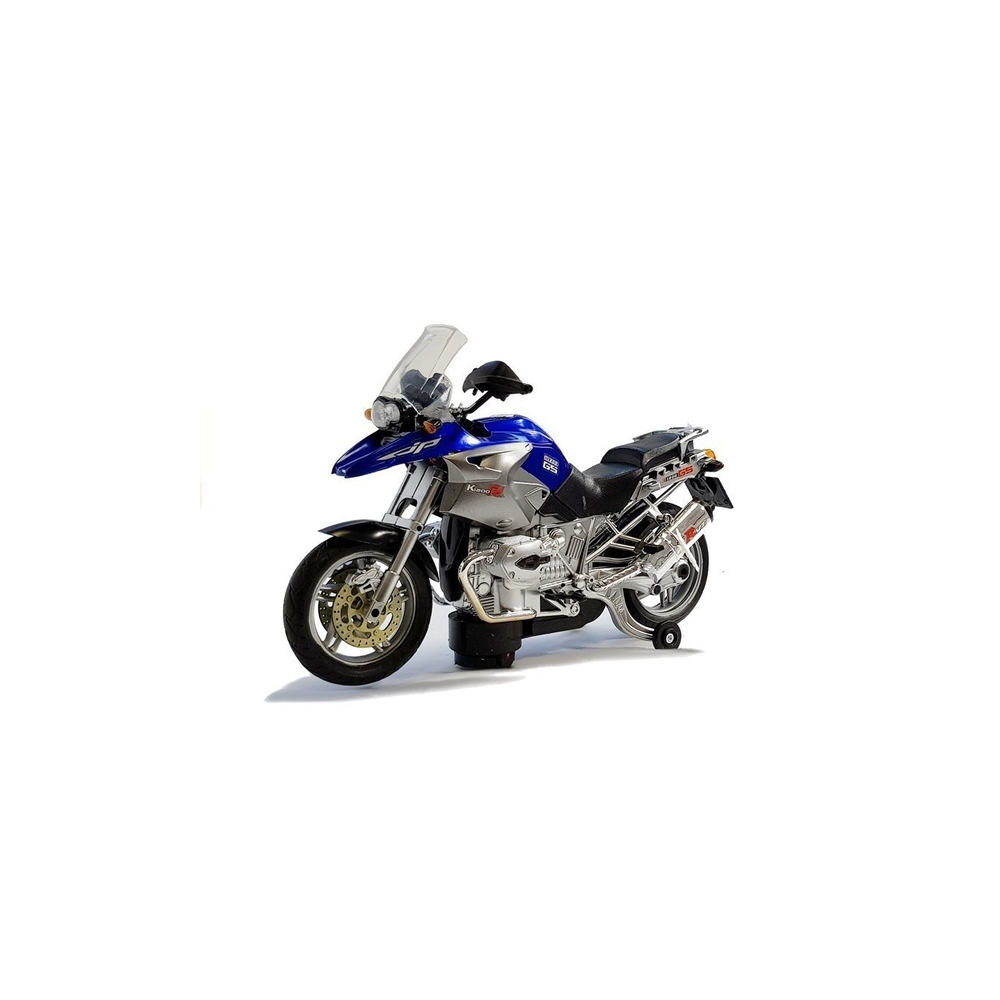 Motocykl Motor Na Baterie Światła Dźwięki Niebieski 1:8