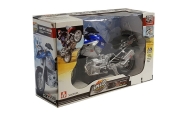 Motocykl Motor Na Baterie Światła Dźwięki Niebieski 1:8
