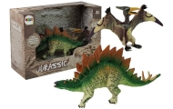 Dinozaurų stegozaurų , pteranodonų figūrų rinkinys