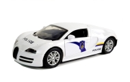 Sportinis policijos automobilis šviesos garsas