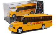 Szkolny Autobus z Naciągiem Światłami i Dźwiękami Otwierane Drzwi