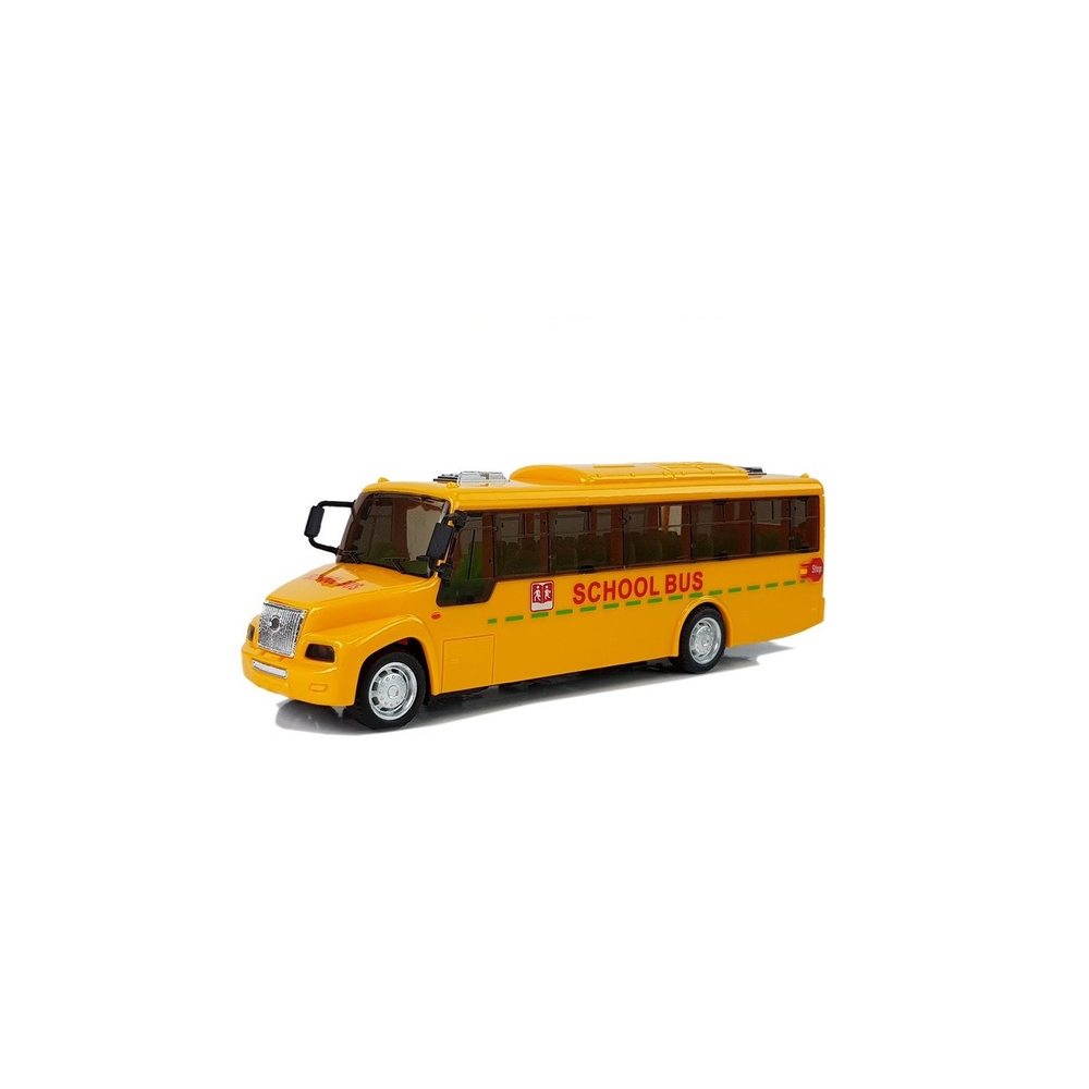 Szkolny Autobus z Naciągiem Światłami i Dźwiękami Otwierane Drzwi