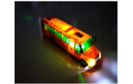 Mokyklinis autobusas su atidarančiomis durimis ir garsiniais signalais