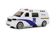 Policijos automobilis su šviesomis ir garsais