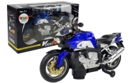 Motorcycle Blue Battery Powered