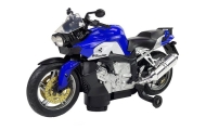 Motorcycle Blue Battery Powered