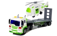 Automobilių transporteris 1:16 su sraigtasparniu