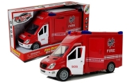 Gaisrinis automobilis su frikcine pavara Garso atidarymo durys