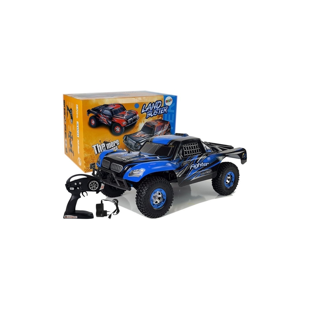 Nuotoliniu būdu valdomas automobilis FY-01 4x4 Pick Up 1:12 R/C 40 km/h, mėlynas