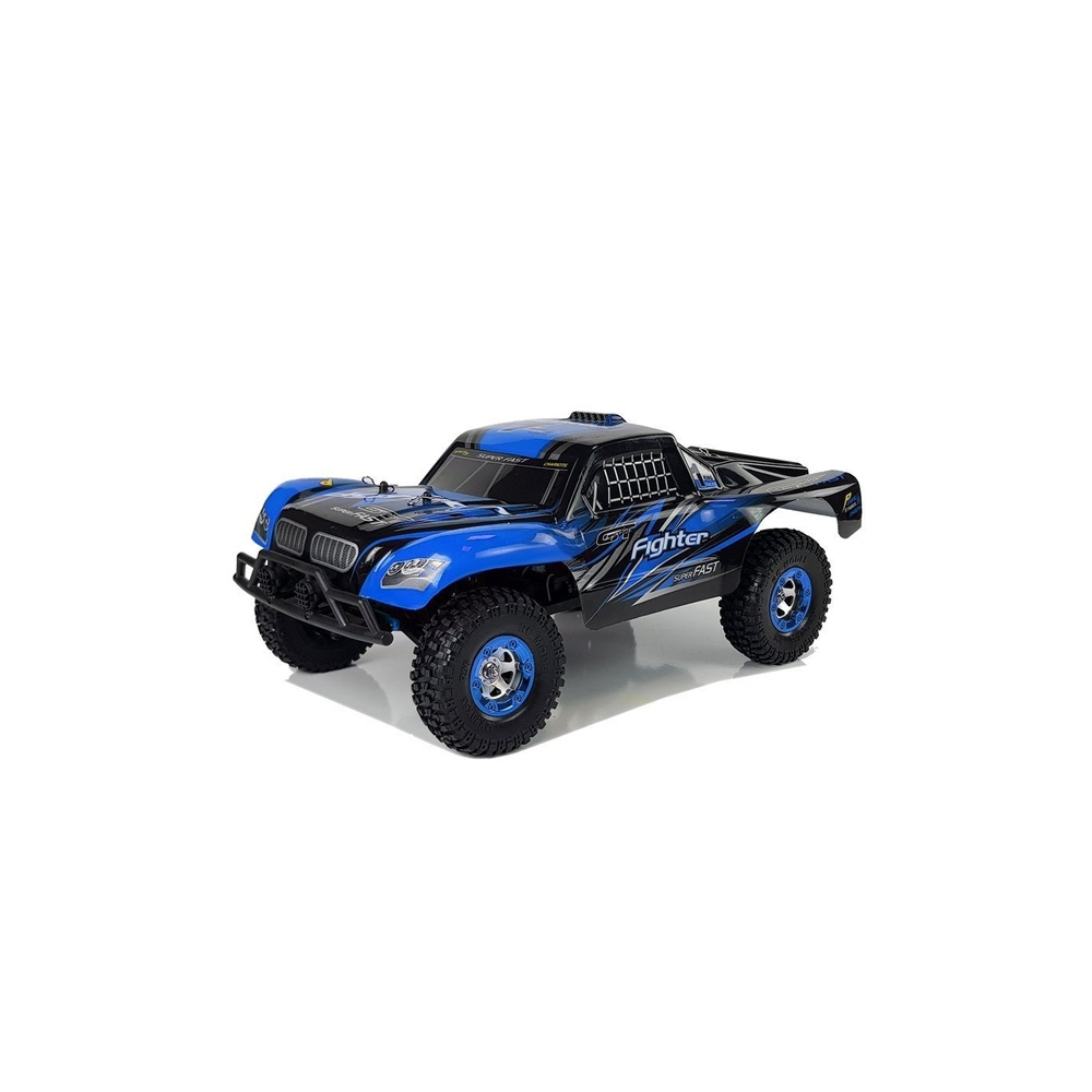Nuotoliniu būdu valdomas automobilis FY-01 4x4 Pick Up 1:12 R/C 40 km/h, mėlynas