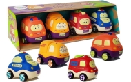 Police Ambulance Cars Set for Toddler with String 4 pieces