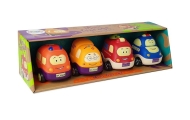 Police Ambulance Cars Set for Toddler with String 4 pieces