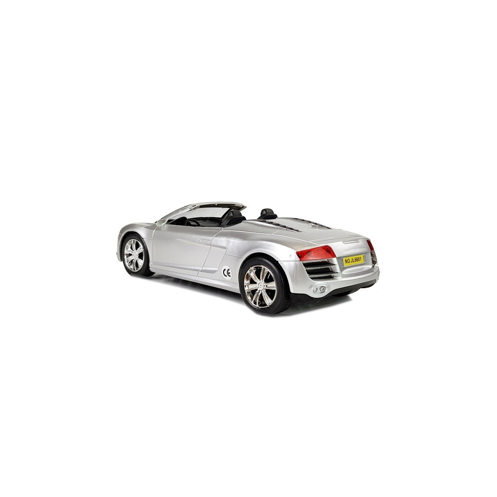 Toy car Cabriolet Silver 1:18