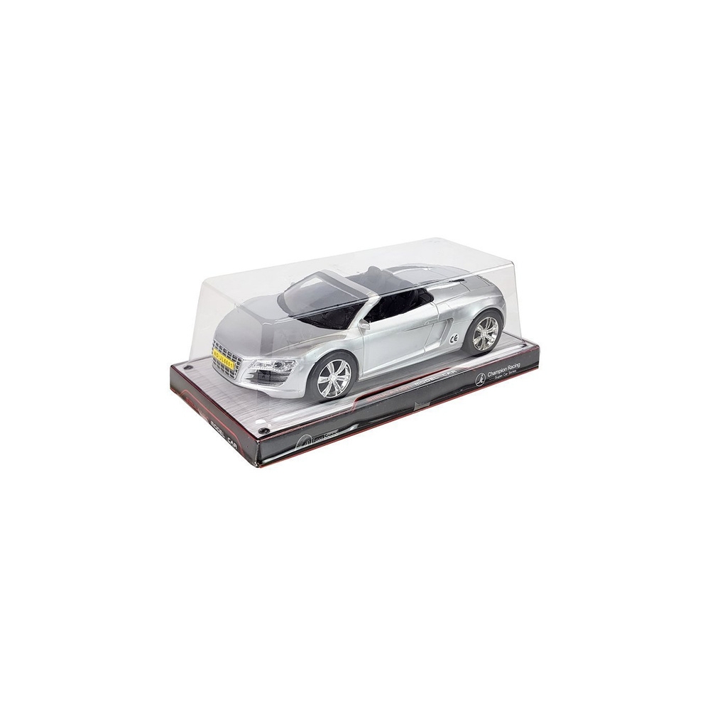 Toy car Cabriolet Silver 1:18