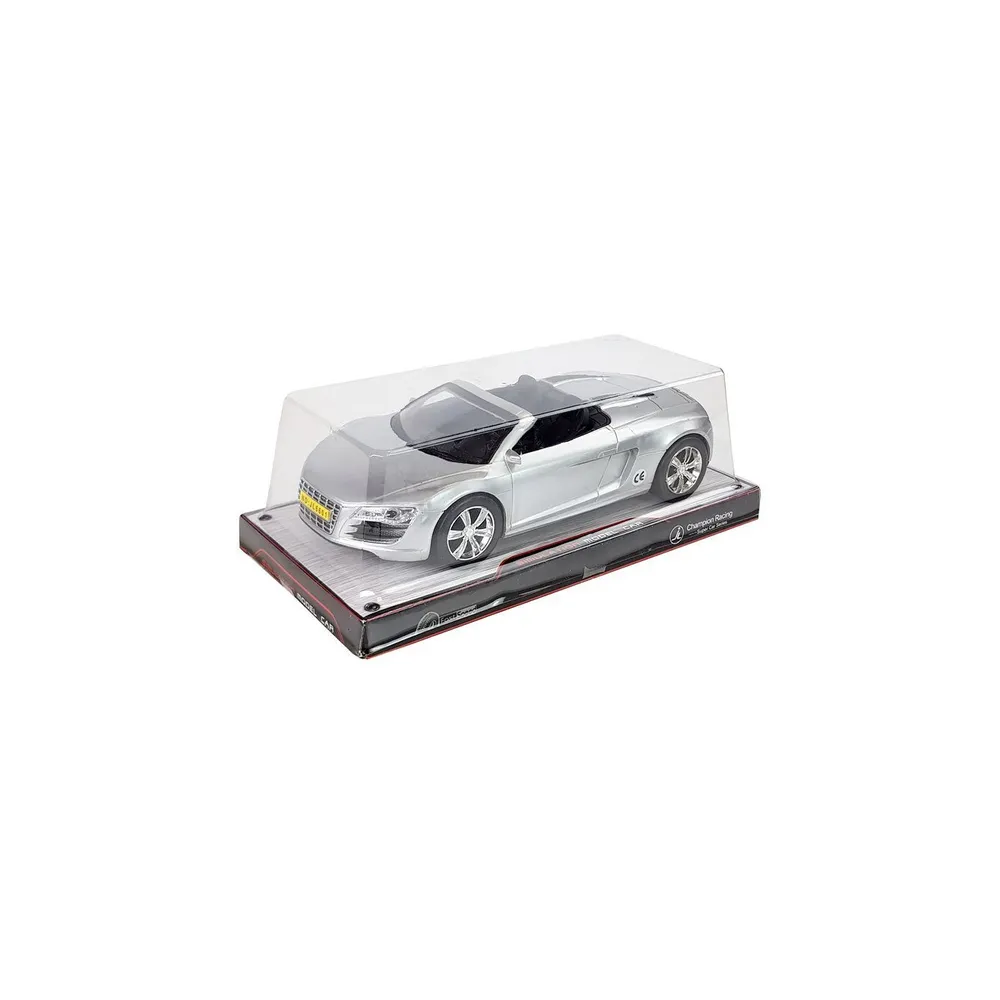 Kabrioletas Pullback automobilis 1:18, sidabrinis