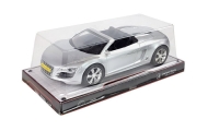 Toy car Cabriolet Silver 1:18