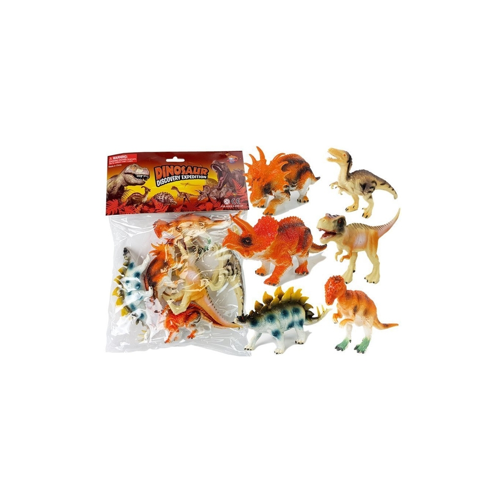 Dinozaurų figūrėlių rinkinys 10 cm 6 vnt