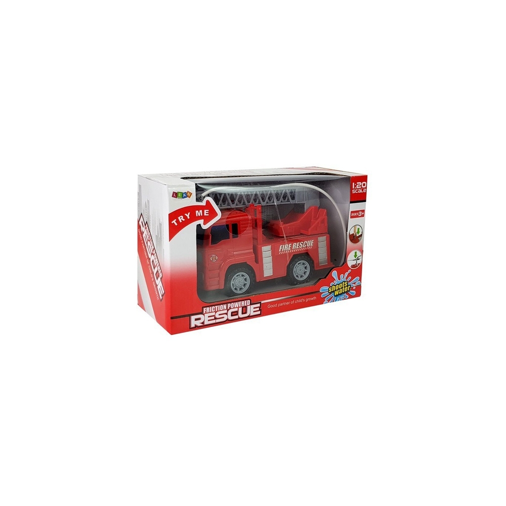Akumuliatorinis gaisrinis automobilis 1:20 su vandeniu