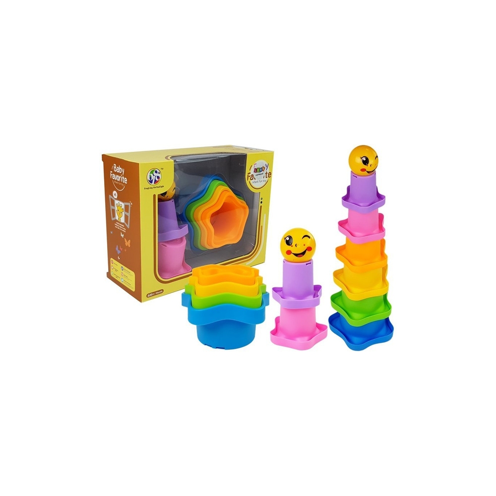 Piramidiniai puodeliai kūdikių žvaigždutėms