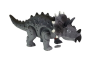 Dinosaur on Battery Triceratops Gray