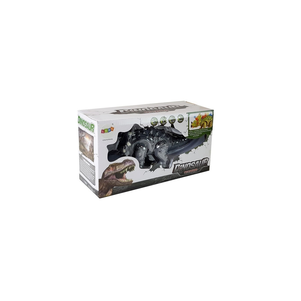 Triceratopsas Baterija Dinozauras Pilka