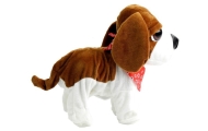 Interactive Dog On a Leash Barks Wags Tail Sensors
