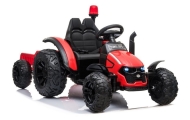 Traktor na akumulator z Przyczepą HZB-200 Czerwony