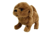 Interactive Puppy Battery Operated Brown Walks Moves His Tail Sound