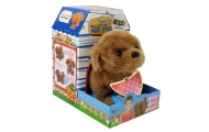 Interactive Puppy Battery Operated Brown Walks Moves His Tail Sound