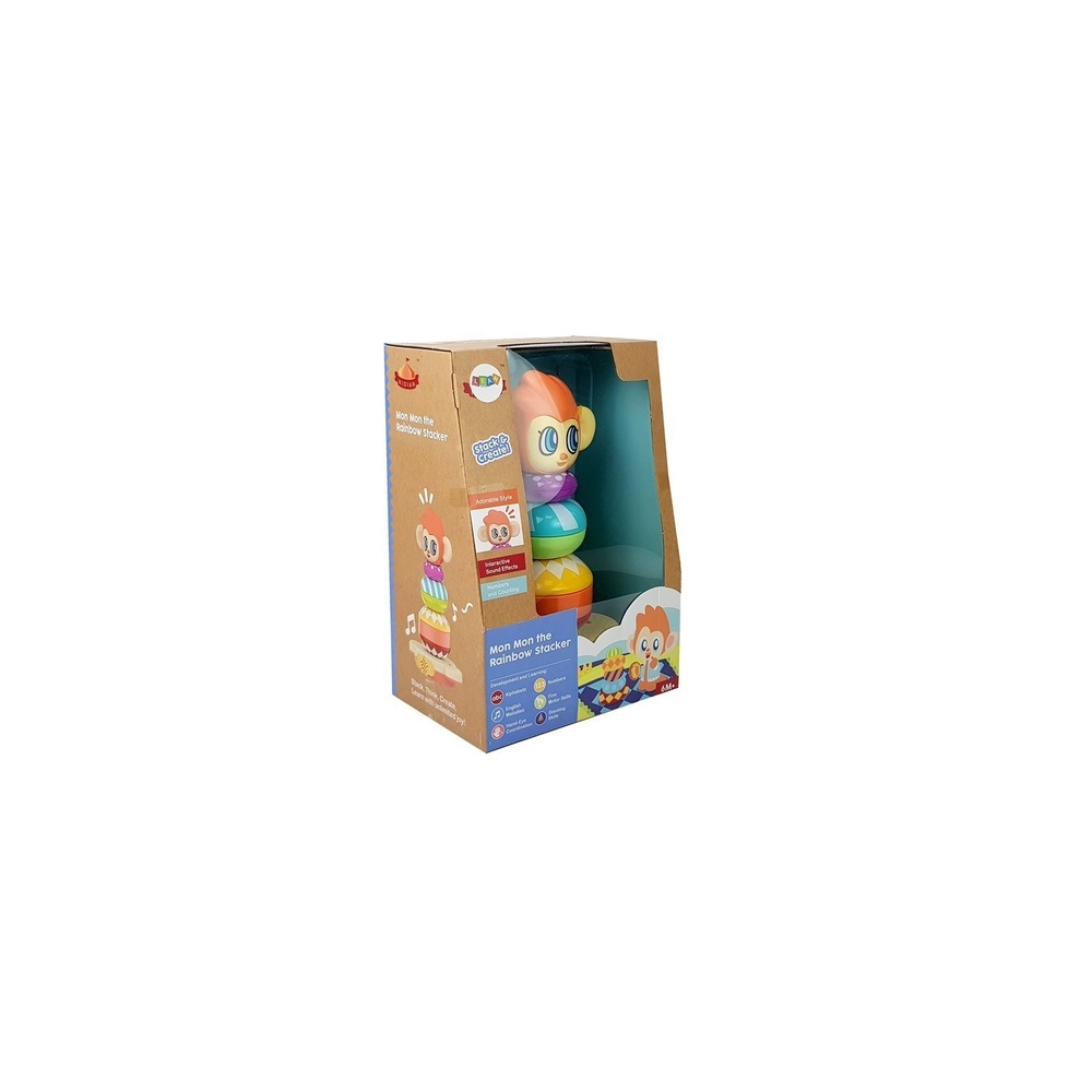 Educational Monkey Pyramid with Sounds, Learning Numbers
