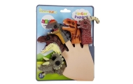 Dinozaurų pirštų antgaliai - lėlės 5 vnt