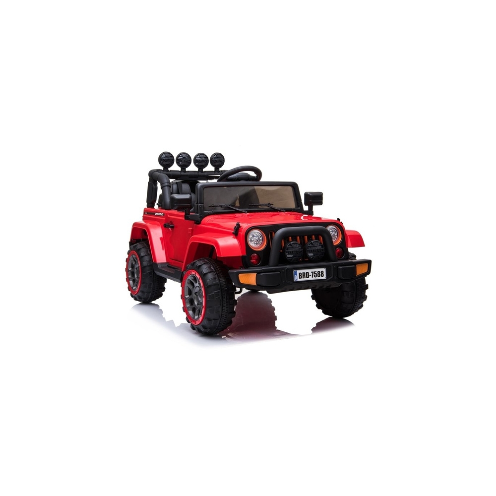 Elektromobilis Jeep BRD-7588 4x4, Red-Elektromobiliai vaikams, Visureigiai-e-vaikas