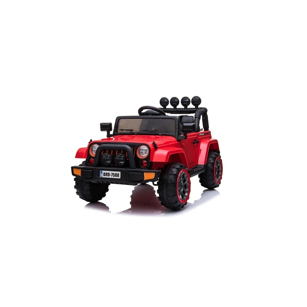 Elektromobilis Jeep BRD-7588 4x4, Red-Elektromobiliai vaikams, Visureigiai-e-vaikas