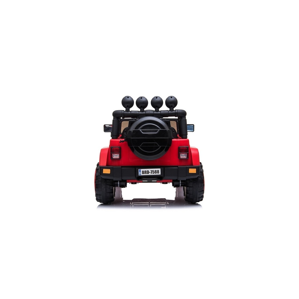 Elektromobilis Jeep BRD-7588 4x4, Red-Elektromobiliai vaikams, Visureigiai-e-vaikas