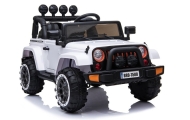 Elektromobilis Jeep BRD-7588 4x4, White-Elektromobiliai vaikams, Visureigiai-e-vaikas