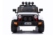 Elektromobilis Jeep BRD-7588 4x4, White-Elektromobiliai vaikams, Visureigiai-e-vaikas