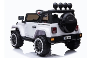Elektromobilis Jeep BRD-7588 4x4, White-Elektromobiliai vaikams, Visureigiai-e-vaikas