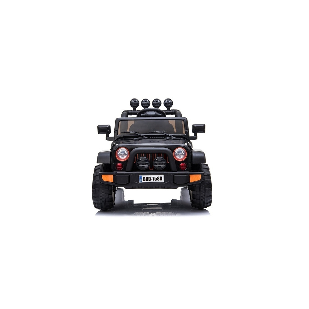 Elektromobilis Jeep BRD-7588 4x4, Black-Elektromobiliai vaikams, Visureigiai-e-vaikas