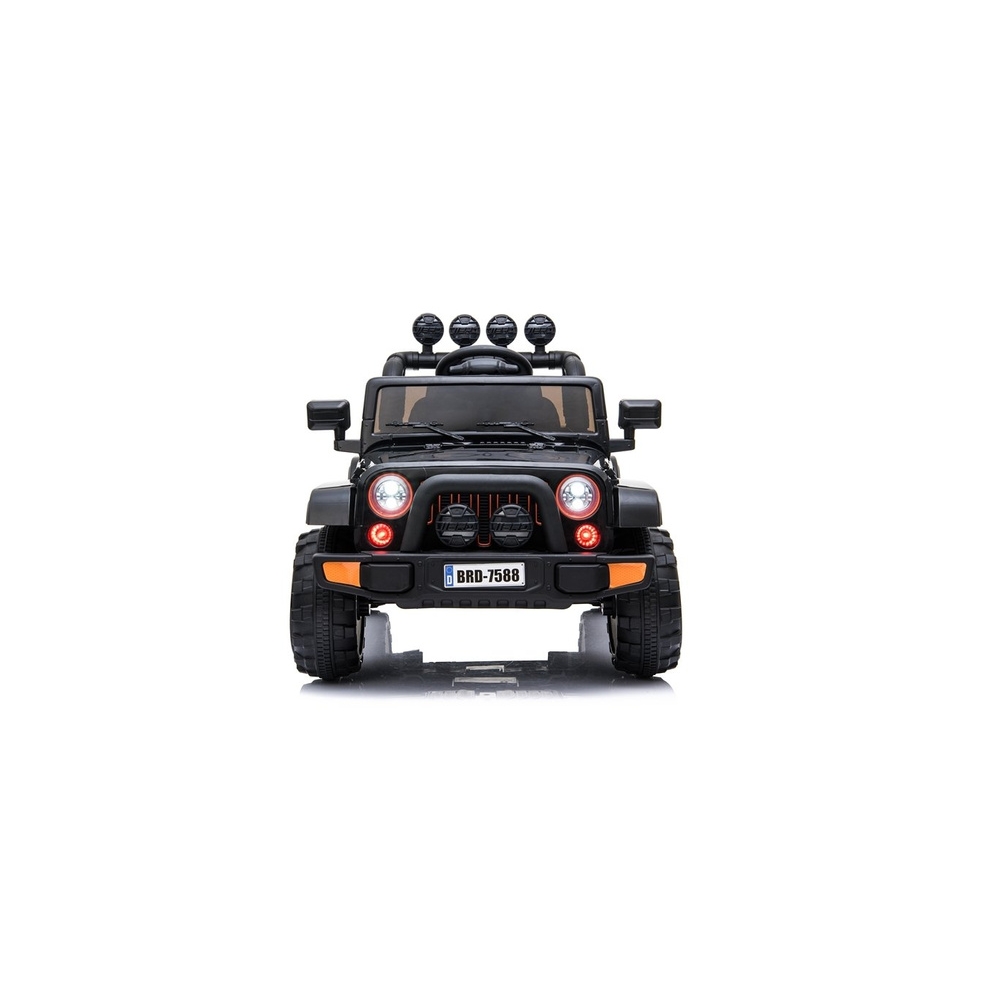 Elektromobilis Jeep BRD-7588 4x4, Black-Elektromobiliai vaikams, Visureigiai-e-vaikas