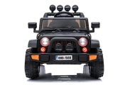 Elektromobilis Jeep BRD-7588 4x4, Black-Elektromobiliai vaikams, Visureigiai-e-vaikas