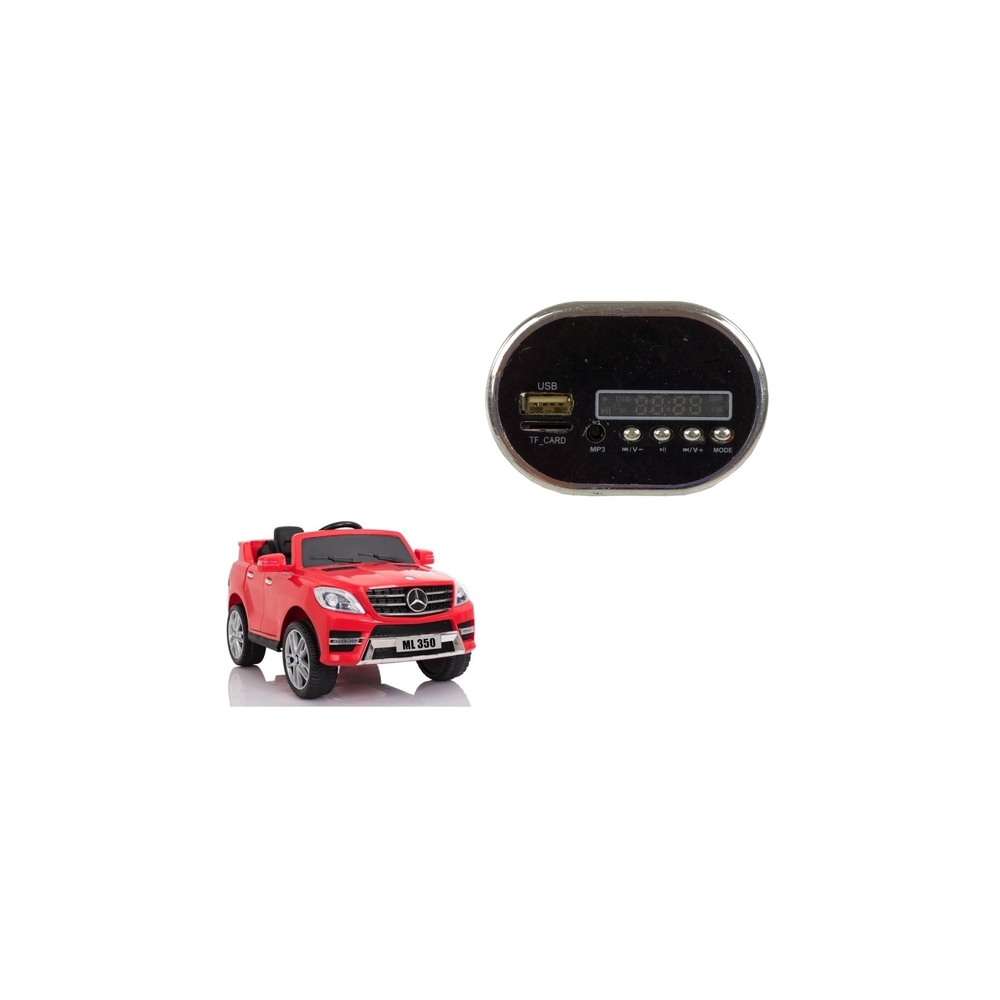 Muzikinis skydelis akumuliatoriumi varomam automobiliui ML350-Elektromobiliai vaikams, Elektromobilių dalys, LCD, MP4, muzikos s