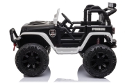 Elektromobilis Jeep JC666, Police White-Elektromobiliai vaikams, Visureigiai-e-vaikas