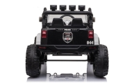 Elektromobilis Jeep JC666, Police White-Elektromobiliai vaikams, Visureigiai-e-vaikas