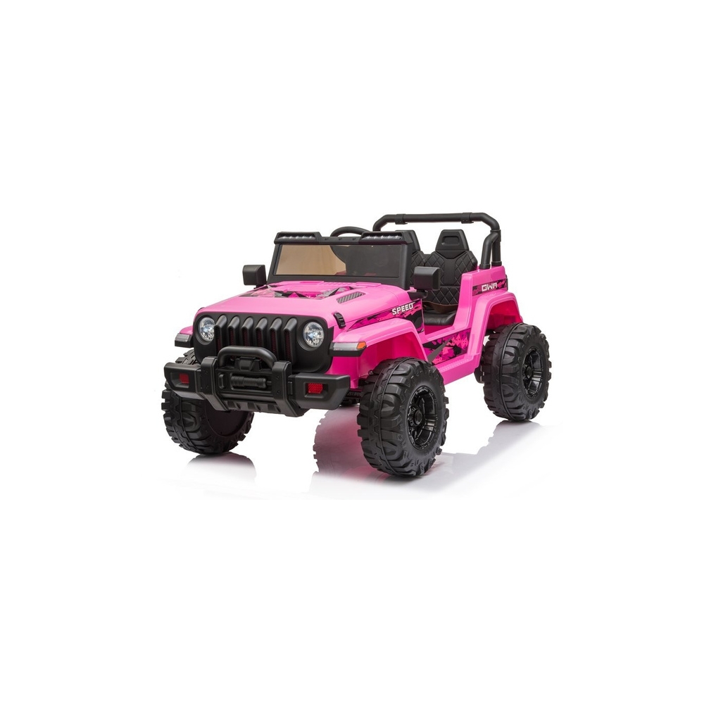 Elektromobilis CH9956, Pink-Elektromobiliai vaikams, Visureigiai-e-vaikas