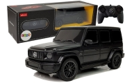 Nuotoliniu būdu valdomas Mercedes AMG G63 (R/C), mastelis 1:24, juodos spalvos, 2,4 GHz-Žaislai, Auto ir transporto žaislai, Val